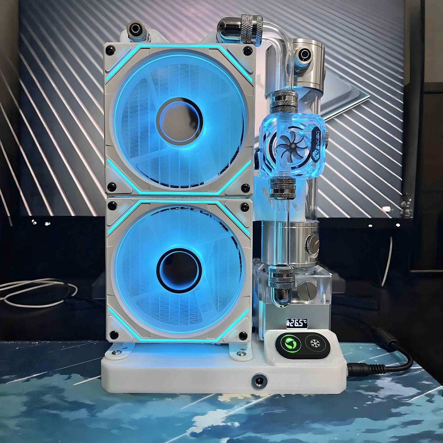 Universal Next-Gen Semiconductor Water-Cooling Magnetic Radiator for Phones, Tablets & Laptops